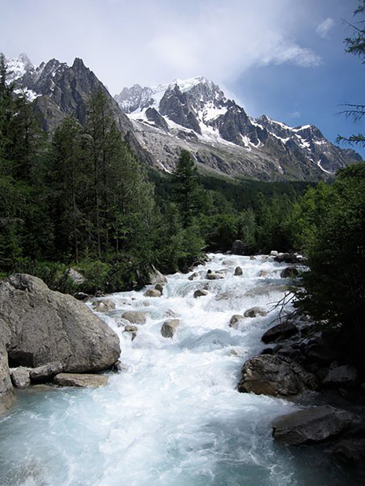 Italy Melting Glacier